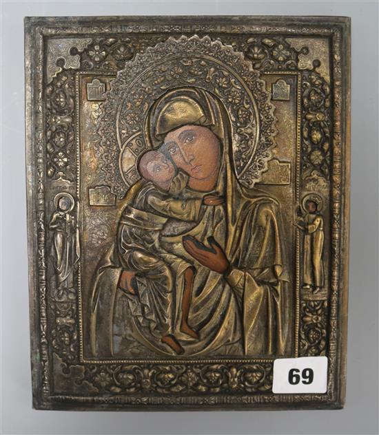 A Russian Icon 23 x 18cm